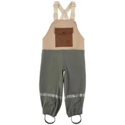 Edinburgh Recycled Rain Pants Green/Sand/Brown