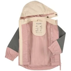 Lillehammer Color-blocked Shell Jacket Woody Rose/Light Green -Kuling 1024x1024 1042
