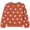 GOTS Heraklion Heart Printed Sweatshirt Ginger -Kuling 1024x1024 111