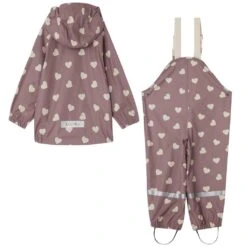 San Marino Heart Printed Recycled Rain Set Lilac -Kuling 1024x1024 1265