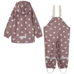 San Marino Heart Printed Recycled Rain Set Lilac -Kuling 1024x1024 1267