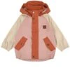 Edinburgh Color-blocked Recycled Rain Jacket Woody Rose/Rust -Kuling 1024x1024 1314