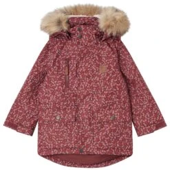 Val Thorens Floral Parka Violet Grape