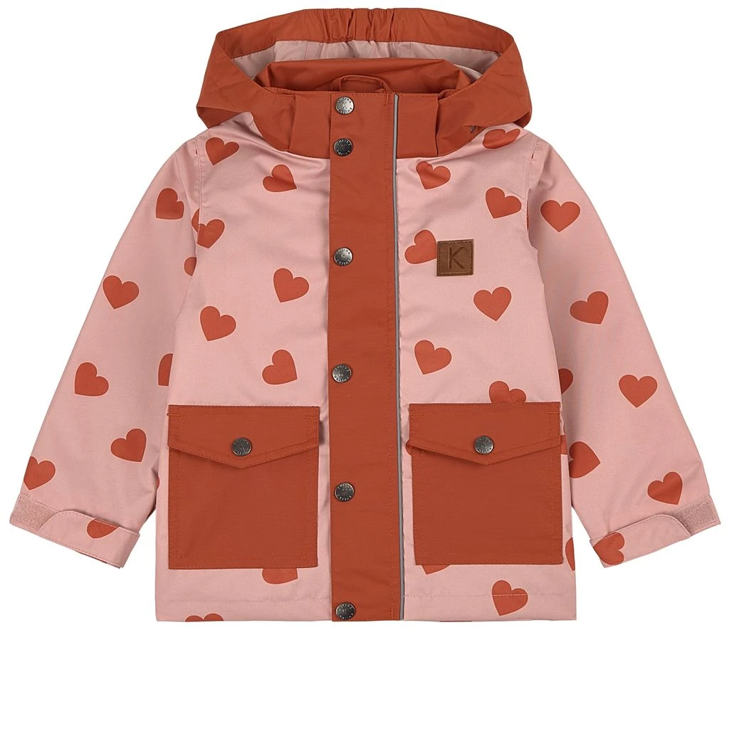 Stockholm Heart Printed Shell Jacket Woody Rose 3 Stockholm Heart Printed Shell Jacket Woody Rose