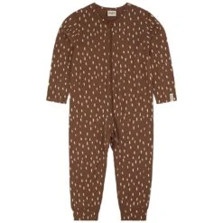Dotted One-piece Brown