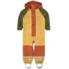 Edinburgh Recycled Lined Rain Coverall Yellow/Rust/Moss -Kuling 1024x1024 1505