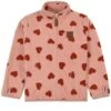 Northpole Recycled Heart Printed Fleece Jacket Woody Rose -Kuling 1024x1024 151