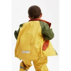 Edinburgh Recycled Rain Jacket Yellow/Rust/Moss -Kuling 1024x1024 1515