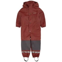 Douglas Recycled Lined Rain Coverall Burgundy