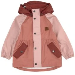 Edinburgh Recycled Rain Jacket Woody Rose/Burnt Pink/Burgundy