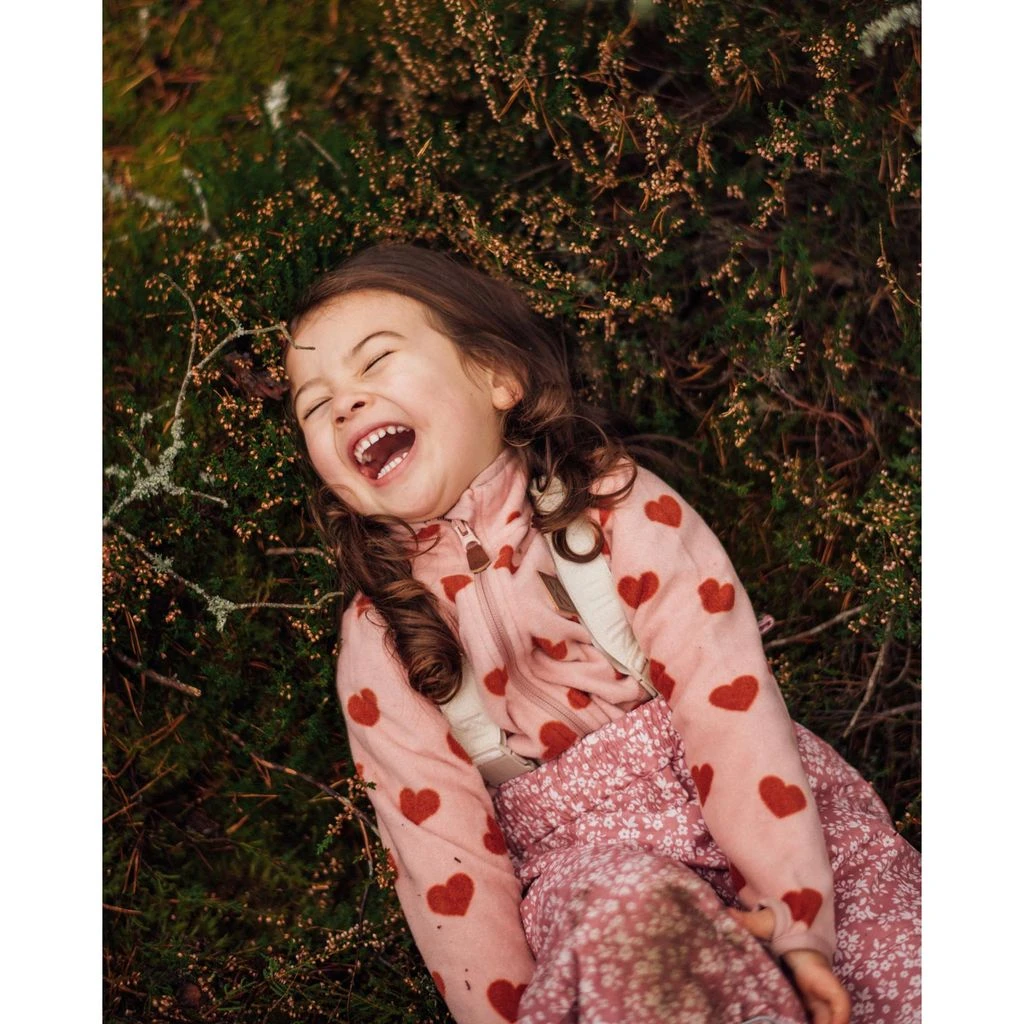 Northpole Recycled Heart Printed Fleece Jacket Woody Rose 10 Northpole Recycled Heart Printed Fleece Jacket Woody Rose - Image 8