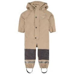 Douglas Lined Recycled Rain Coverall Sand