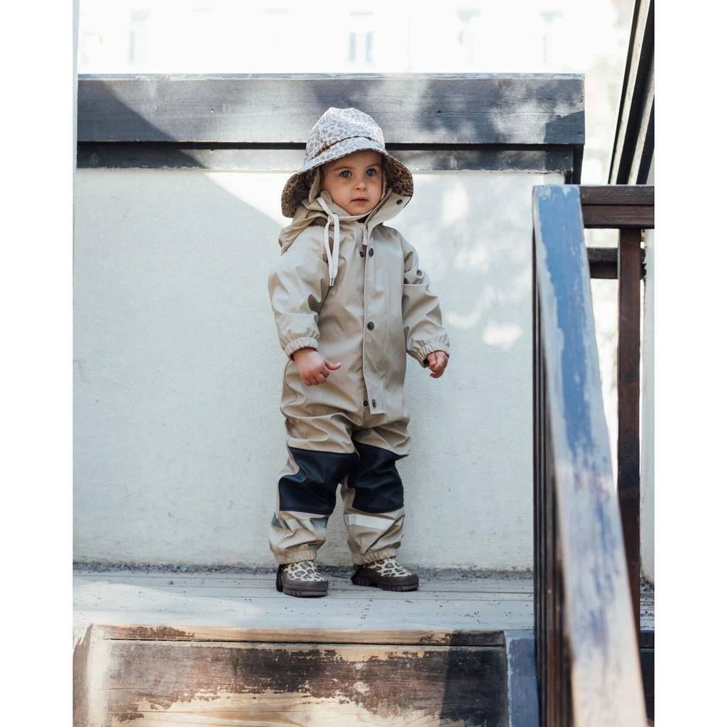 Douglas Lined Recycled Rain Coverall Sand 11 Douglas Lined Recycled Rain Coverall Sand - Image 9