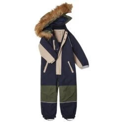 Abisko Color-blocked Snowsuit Navy/Dark Green -Kuling 1024x1024 1665