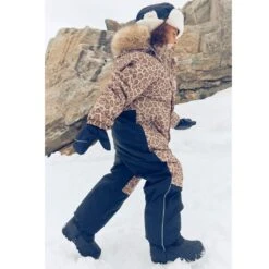 Chamonix Leopard Print Snowsuit Walnut -Kuling 1024x1024 1681