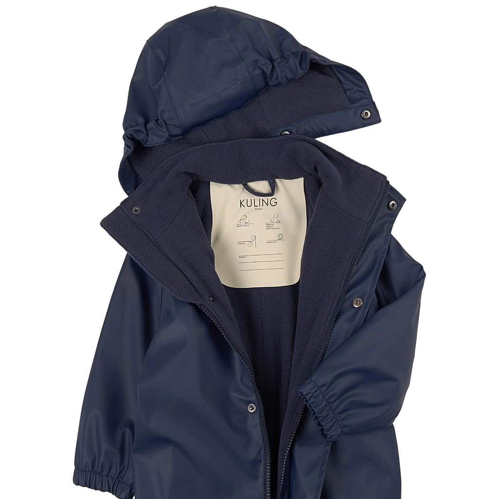 Douglas Lined Recycled Rain Coverall Navy 5 Douglas Lined Recycled Rain Coverall Navy - Image 3