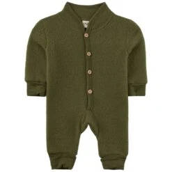 Wool Fleece Suit Moss Green