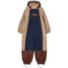 Milano Color-blocked Shell Coverall Navy/Dark Brown/Sand -Kuling 1024x1024 1967