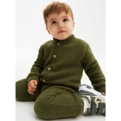 Wool Fleece Suit Moss Green -Kuling 1024x1024 199