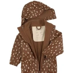 Douglas Recycled Lined Dotted Rain Coverall Brown -Kuling 1024x1024 2029