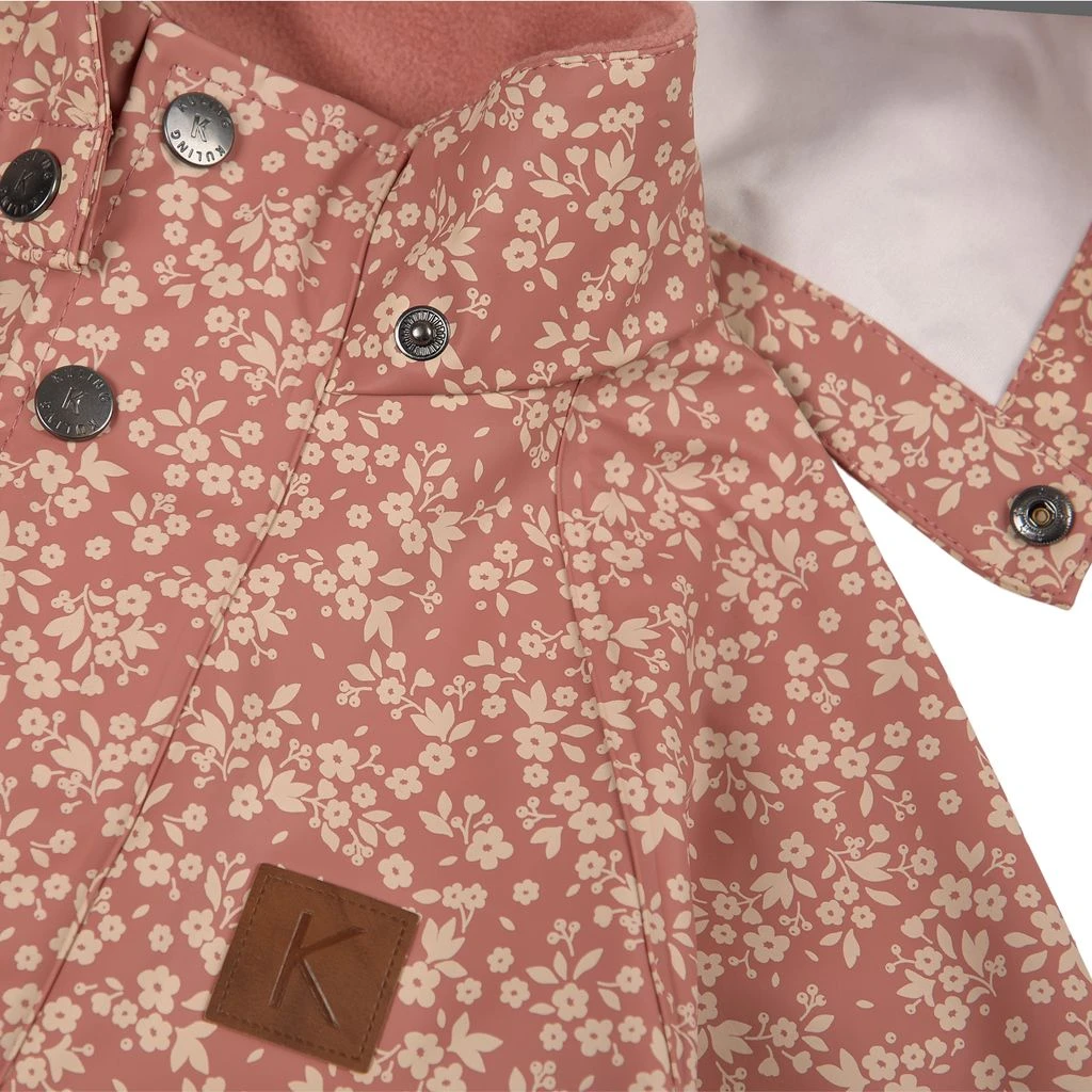 Edinburgh Floral Recycled Rain Jacket Desert Pink 7 Edinburgh Floral Recycled Rain Jacket Desert Pink - Image 5