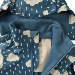 Douglas Lined Recycled Rain Coverall Petrol Rain Clouds -Kuling 1024x1024 2237