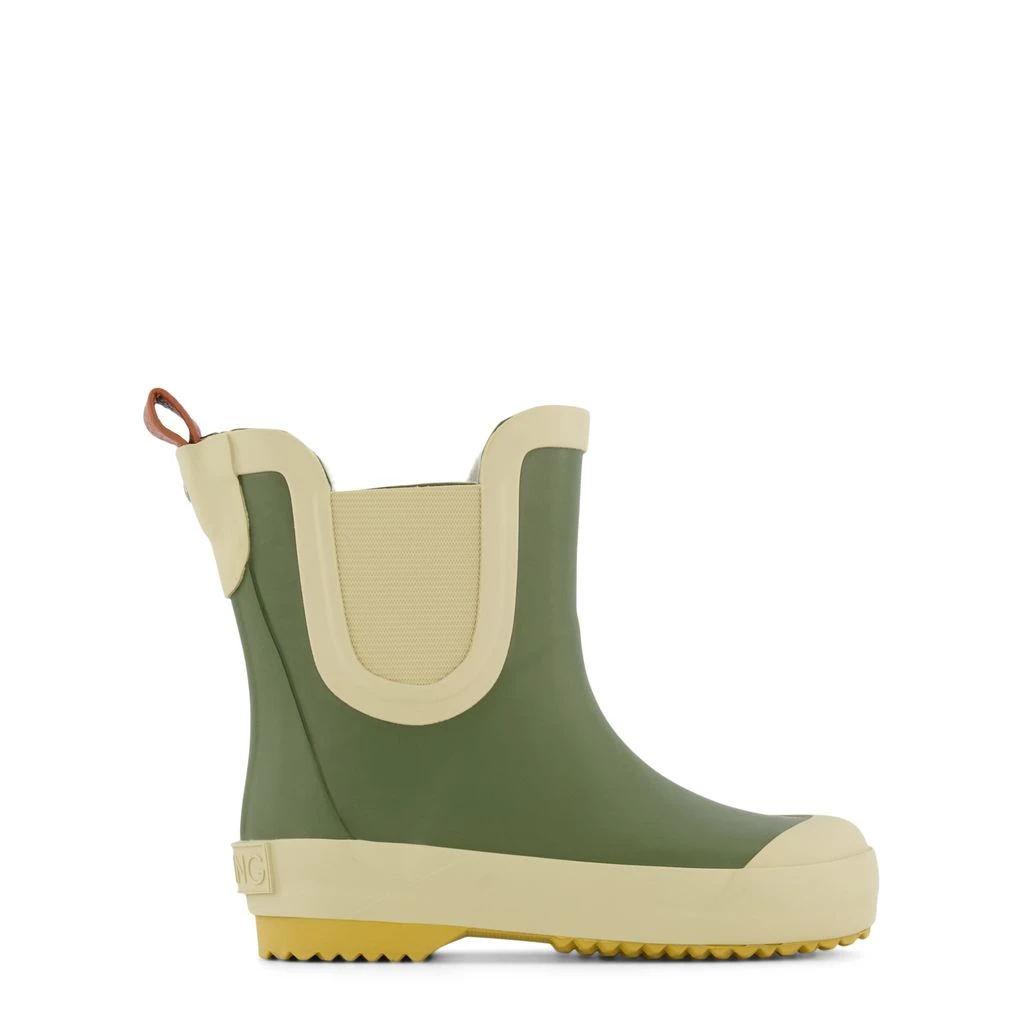 Wells Color-blocked Rain Boots Moss Green/Sand 3 Wells Color-blocked Rain Boots Moss Green/Sand