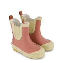 Wells Color-blocked Rain Boots Burnt Pink/Sand -Kuling 1024x1024 2748
