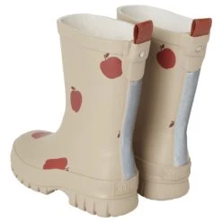 Caracas Printed Rain Boots With Apples Sand -Kuling 1024x1024 2811