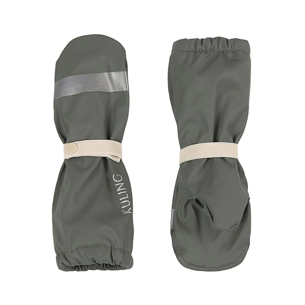 Vilnius Recycled Rain Mittens Green 3 Vilnius Recycled Rain Mittens Green