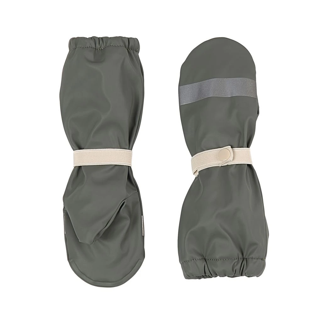 Vilnius Recycled Rain Mittens Green 4 Vilnius Recycled Rain Mittens Green - Image 2