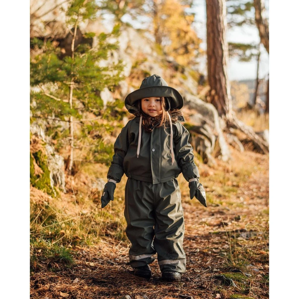 Vilnius Recycled Rain Mittens Green 7 Vilnius Recycled Rain Mittens Green - Image 5