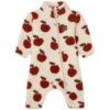 Austin Pile Printed Fleece Coverall Rust White Apple -Kuling 1024x1024 311