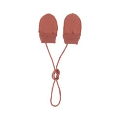 Merino Mittens Burnt Pink