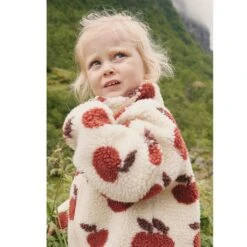 Austin Pile Printed Fleece Coverall Rust White Apple -Kuling 1024x1024 316