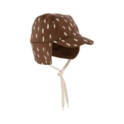 Reykjavik Recycled Dotted Rain Cap Brown