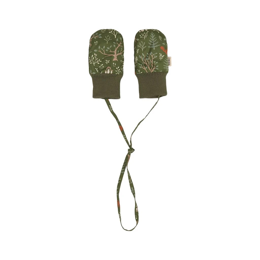 New Haven Printed Mittens Acorns 4 New Haven Printed Mittens Acorns - Image 2