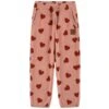 Northpole Recycled Heart Printed Fleece Pants Woody Rose -Kuling 1024x1024 326