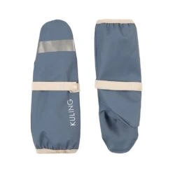 Vilnius Recycled Rain Mittens Flintstone Blue