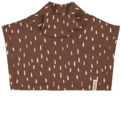 Dotted Neck Warmer Brown