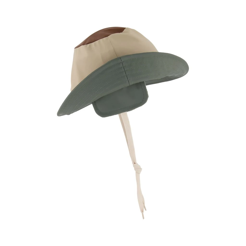 Liverpool Recycled Rain Hat Green/Brown/Sand 5 Liverpool Recycled Rain Hat Green/Brown/Sand - Image 3