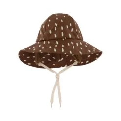 Vasa Recycled Dotted Rain Hat Brown