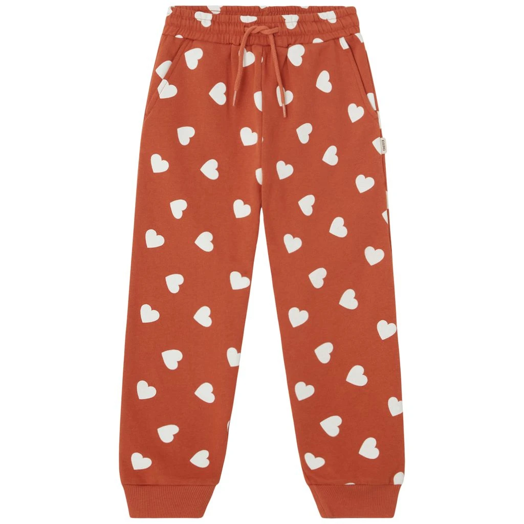 GOTS Volos Heart Printed Sweatpants Ginger 3 GOTS Volos Heart Printed Sweatpants Ginger