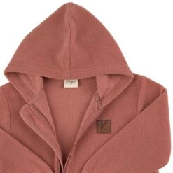 Northpole Fleece Onesie Burnt Pink -Kuling 1024x1024 479