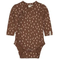 Dotted Wrap Body Brown