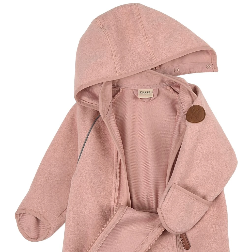 Livigno Recycled Wind Fleece Coverall Woody Rose 5 Livigno Recycled Wind Fleece Coverall Woody Rose - Image 3