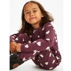 GOTS Athens Long Sleeved T-Shirt Violet Hearts -Kuling 1024x1024 518