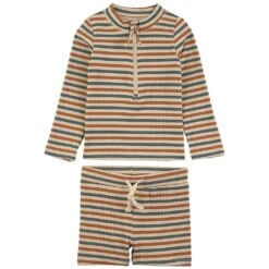 Madagaskar Striped Rashguard Set Cream