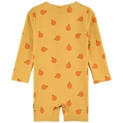 Paros Printed One-piece Rashguard Swimsuit With Oranges Yellow -Kuling 1024x1024 647