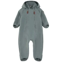 Livigno Recycled Wind Fleece Coverall Light Green